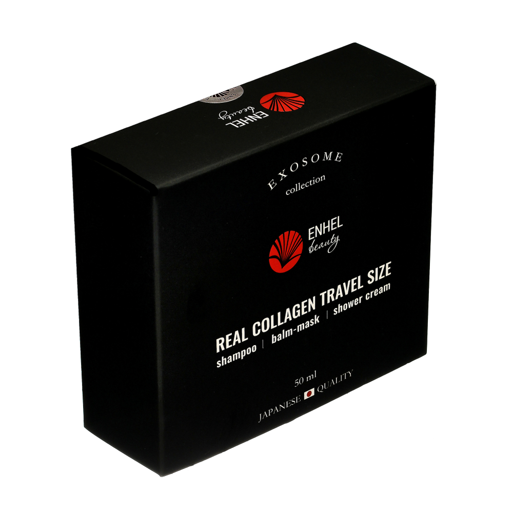 Коллагеновый набор для путешествия Enhel Beauty коллекция с экзосомами - молекулами молодости