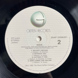 Винтажная виниловая пластинка LP Asia Heat Of The Moment (Japan 1982) (Obi)