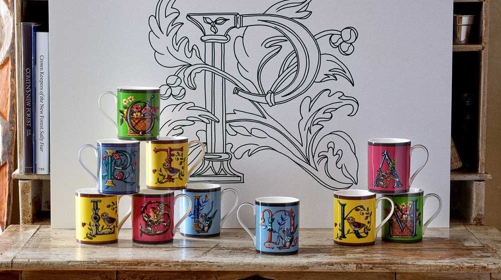 Spode Кружка Kit Kemp Alphabet 340 мл G KKAG8975-XG