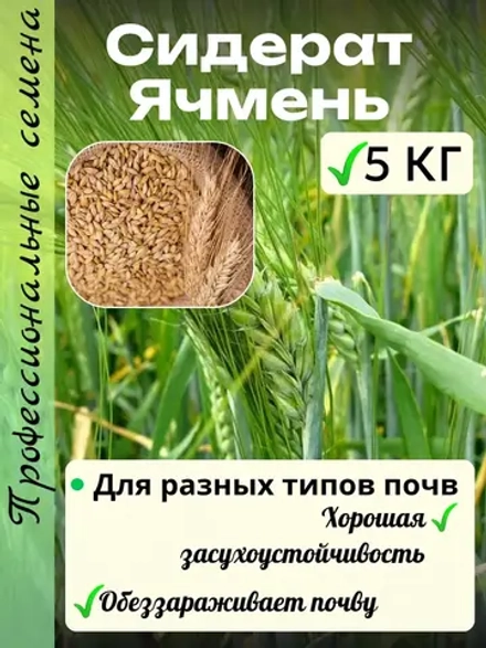 Сидерат Ячмень 5 кг