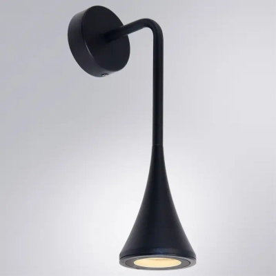 Фасадный светильник Arte Lamp BRONN A2367AL-1BK, 1хGU10