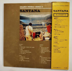 Винтажная виниловая пластинка LP Santana Golden Double Series (Japan 1974)