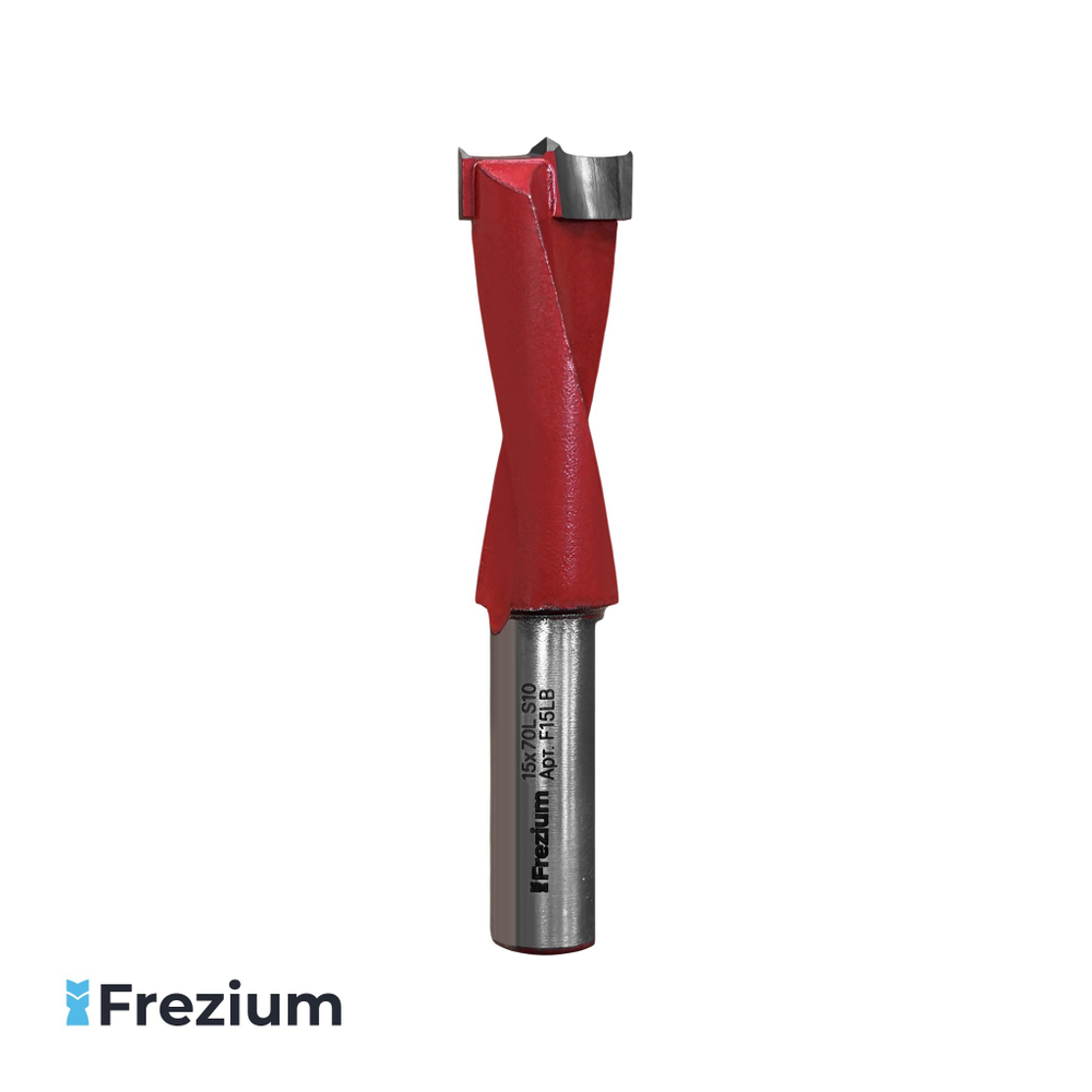 Присадочное сверло по дереву "Frezium" (15x70L S10; F15LB) Присадочное сверло по дереву "Frezium" (15x70L S10; F15LB)