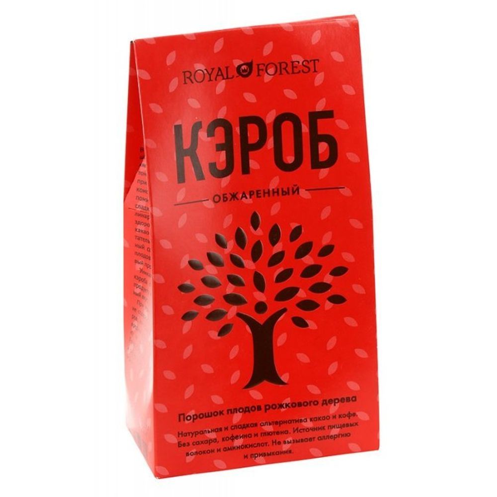 ROYAL FOREST Кэроб обжаренный, коробка 100 г