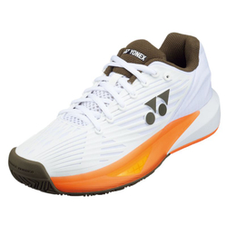 Damskie buty tenisowe Yonex Power Cushion Eclipsion 5 - white/brown