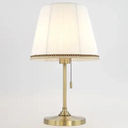 Citilux Линц CL402730 Настольная лампа бронза с белым абажуром