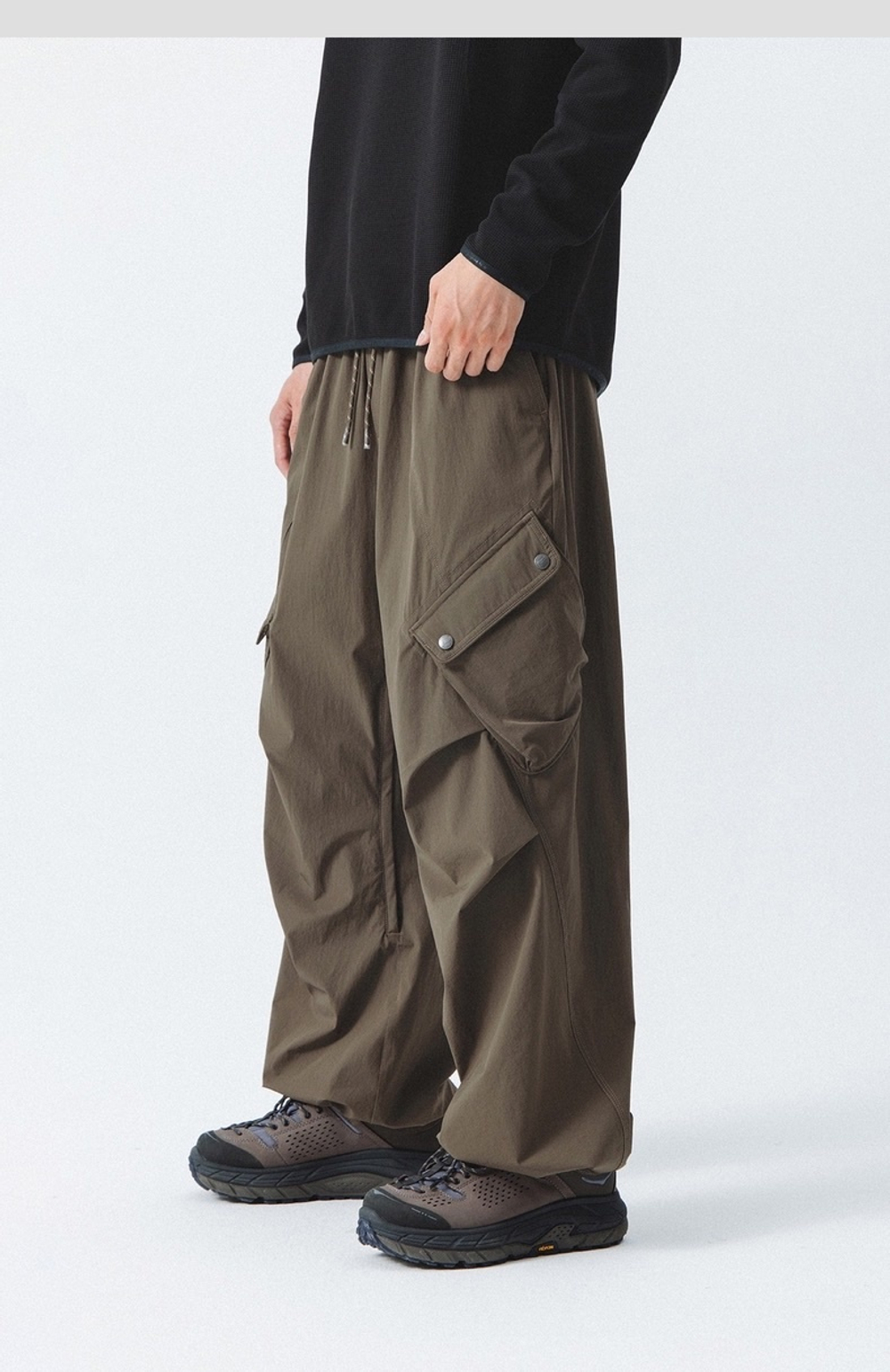 Штаны Nothomme Monterest Curved Pocket Cargo коричневый