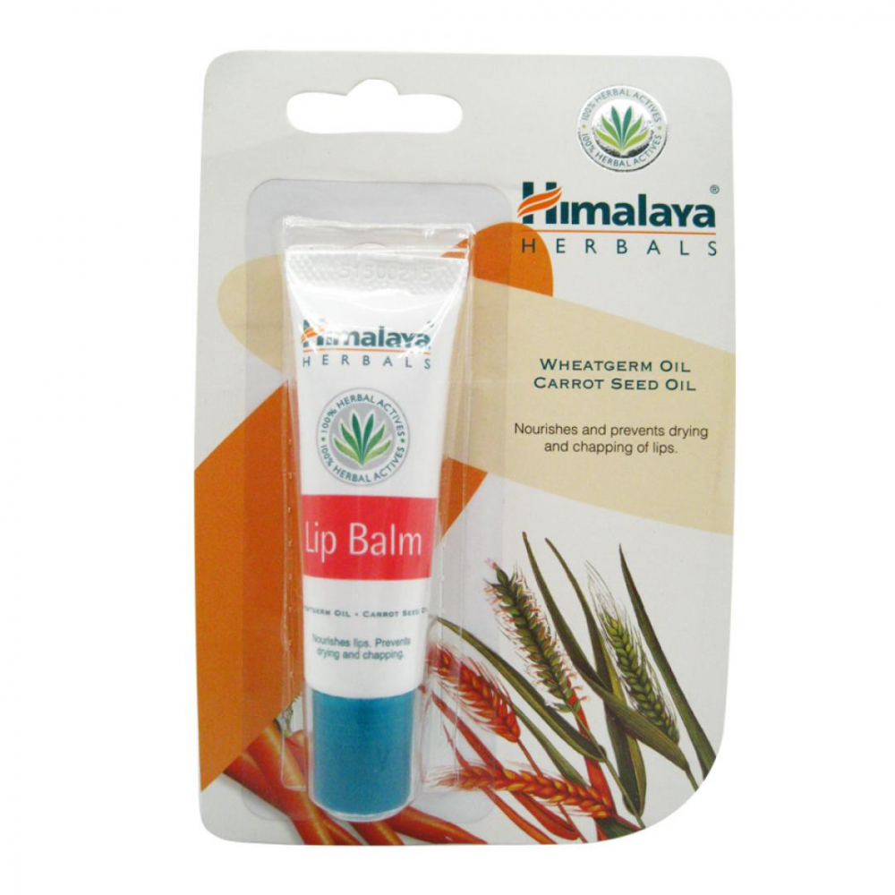 Бальзам для губ с маслом ростков пшеницы (lip balm) Питательный Himalaya | Хималая 10г