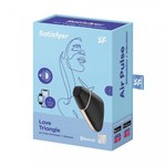Вакуумный клиторальный стимулятор с вибрацией Satisfyer Love triangle black