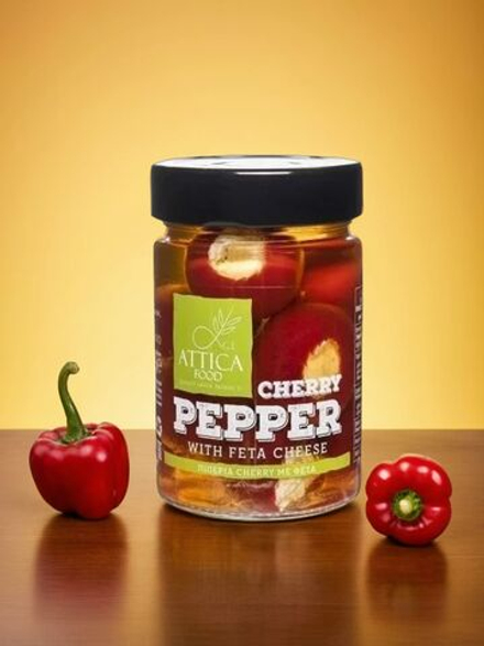 Перец черри с сыром Фета Attica Food, 270г / Греция