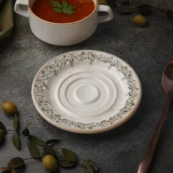Блюдце d 16 см h2,3 см для бульонницы арт. 81222836 Oliva By Bone Innovation [6]