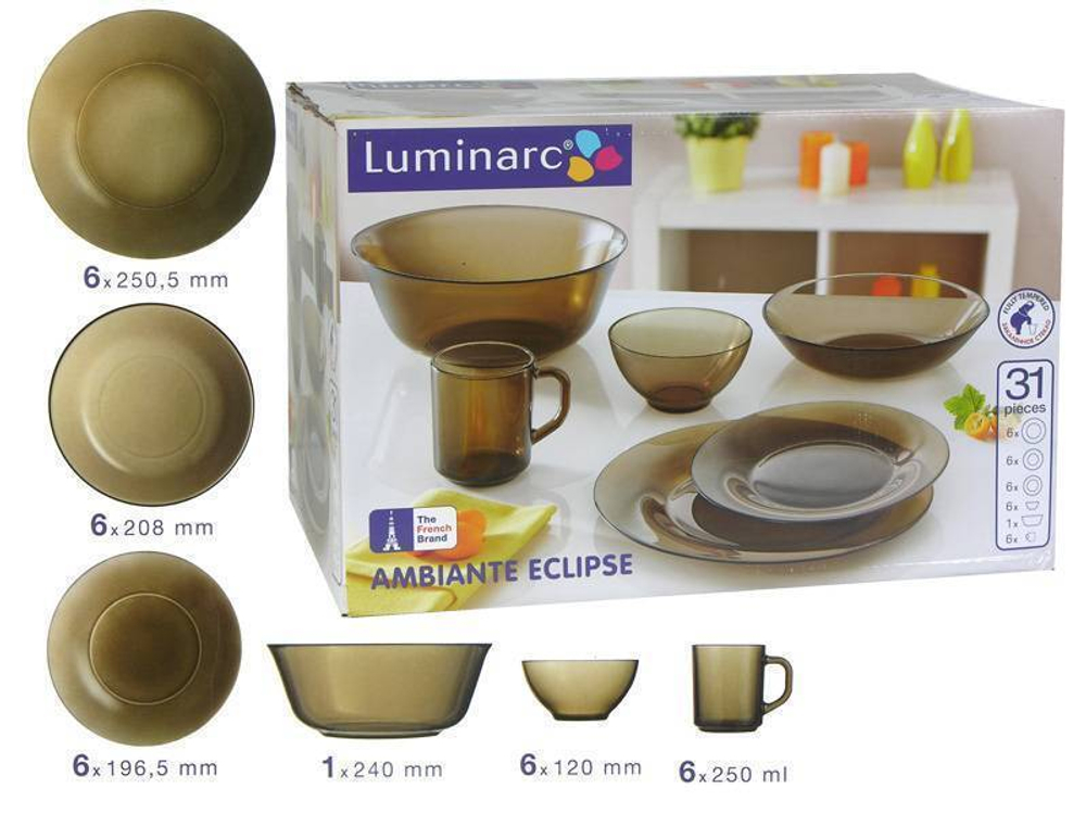AMBIANTE ECLIPSE Столовый сервиз 31 предмет (02442)