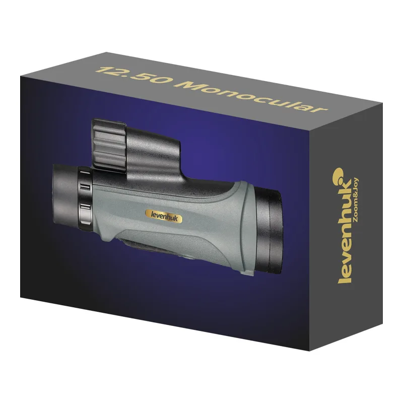 Монокуляр Levenhuk New Wise PRO ED 12x50 - в коробке с надписью 12x50
