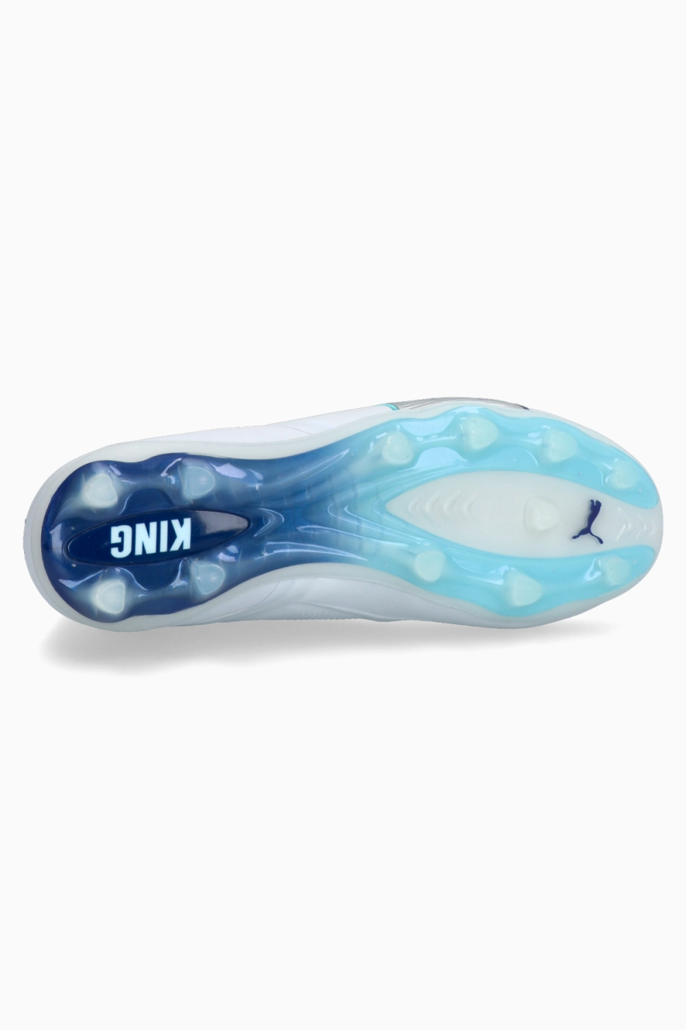 Бутсы Puma King 20 Ultimate FG/AG - серебряный