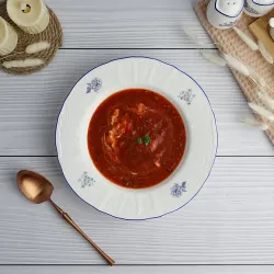 Тарелка глубокая 500 мл d 23,5 см h3,9 см для пасты, супа Sea Flower P.L. Proff Cuisine [6]