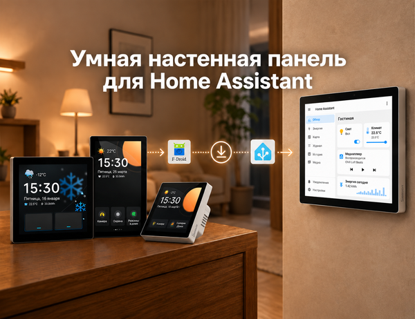 Home Assistant Wall Panel: как сделать управление умным домом проще для всех