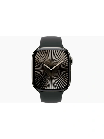 Умные часы Apple Watch Series 10 GPS + Cellular 46 мм Slate Titanium Case with Black Sport Band - M/L