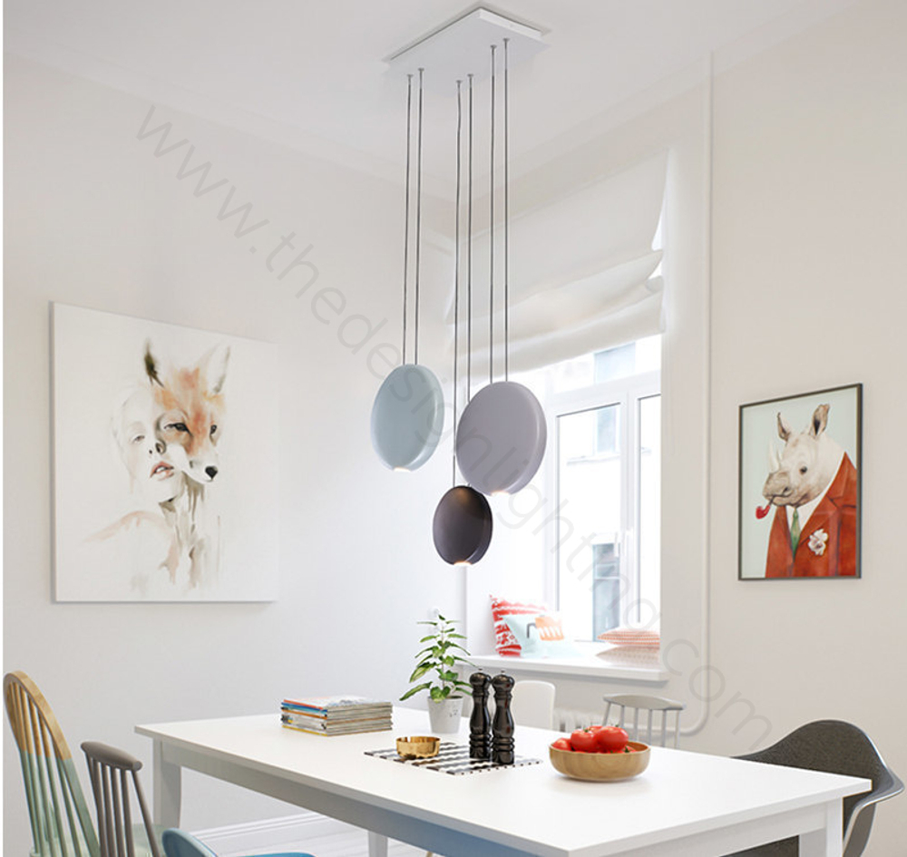 Pendant design lamp Cosmos by Vibia (5 lampshades)