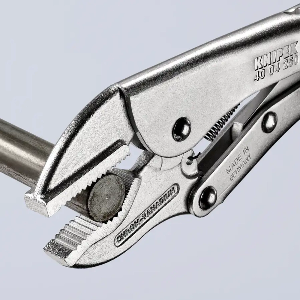 Клещи зажимные универсальные никелирование 250 мм Knipex 40 04 250