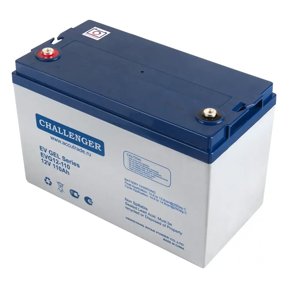 Тяговый аккумулятор CHALLENGER EVG12-110 (96Ач/12В) GEL