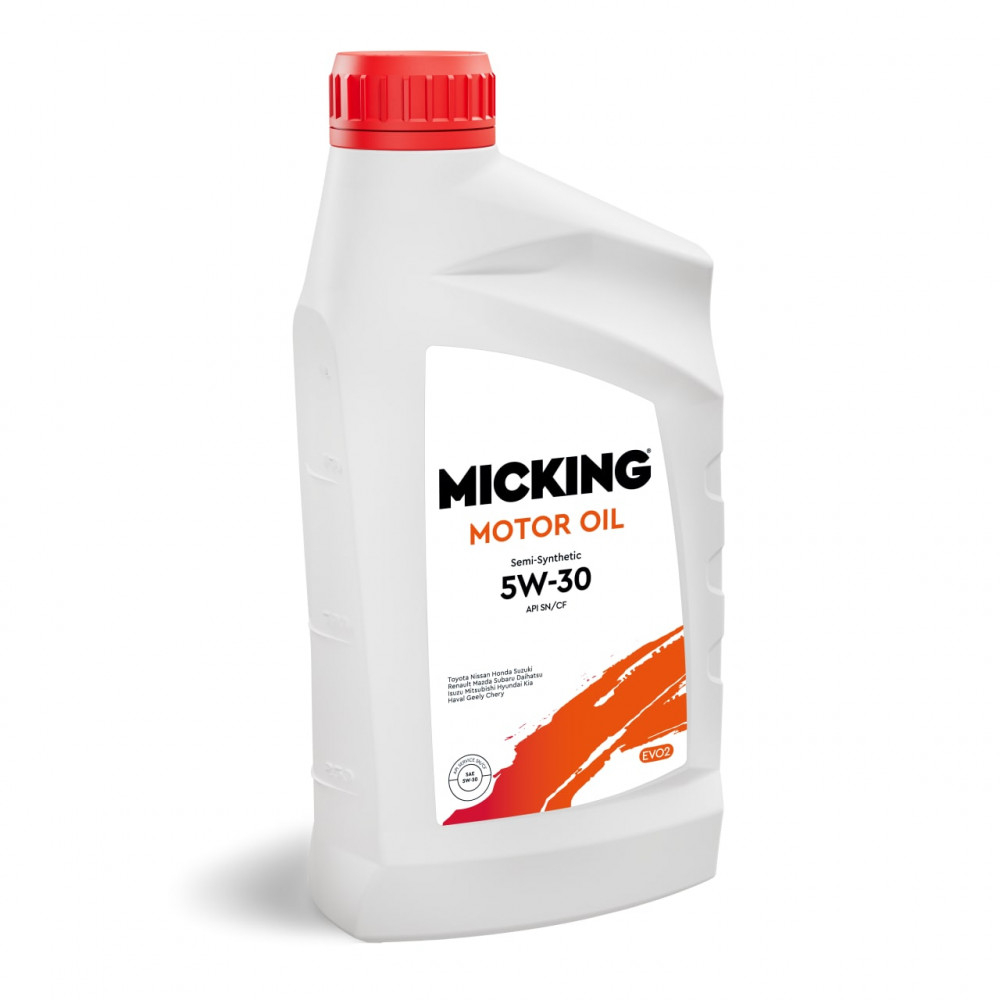 Масло моторное Micking 5w-30 EVO2 SN/CF, 1л п/синт.