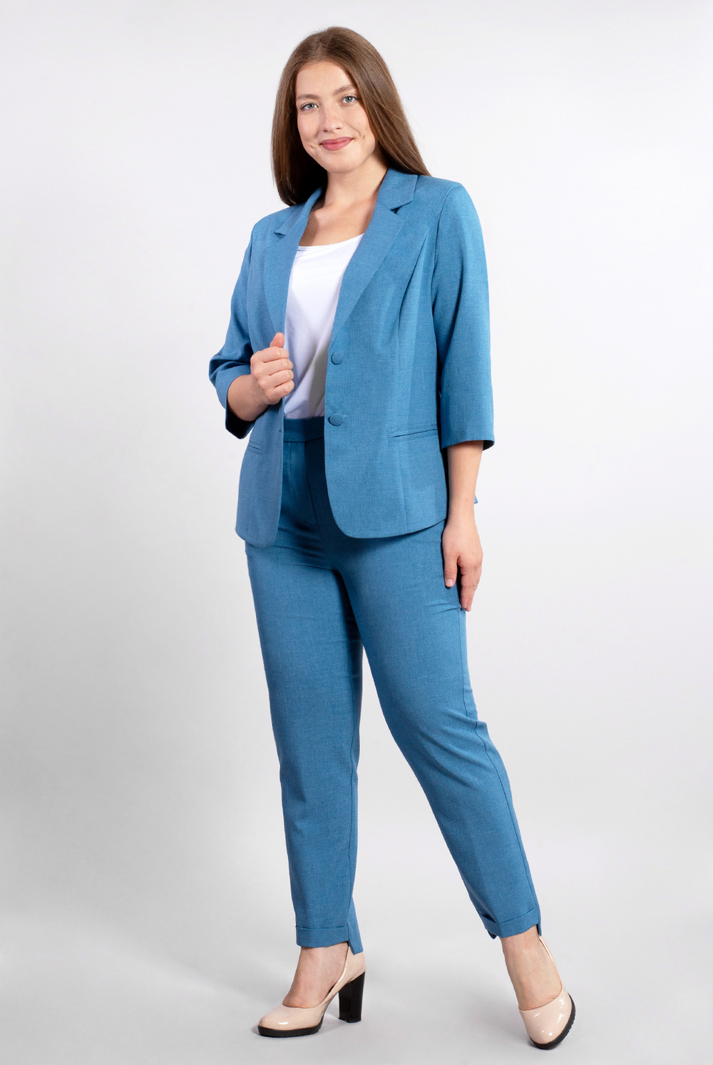 Жакет женский 3736зп, Деним