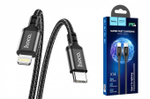 Кабель HOCO X14 Type-C-Lightning PD20W 3А 2м Nylon Black