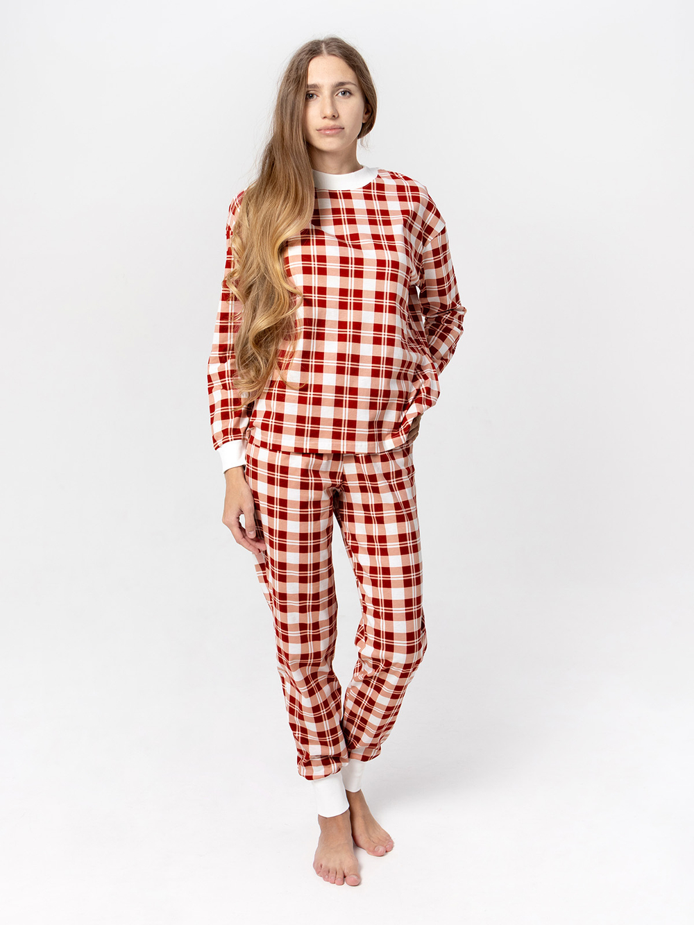 Пижама женская Mjölk Christmas Check