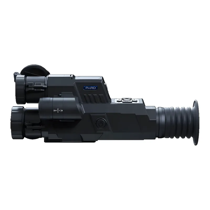 Мультиспектральный прицел Pard Landsat 640 Compact Q LA6CQ-45/70/940/LRF (с дальномером и креплением Picatinny) - вид сбок...