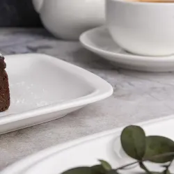 Блюдо прямоугольное 24*15 см h2,2 см белое фарфор P.L. Proff Cuisine [8]