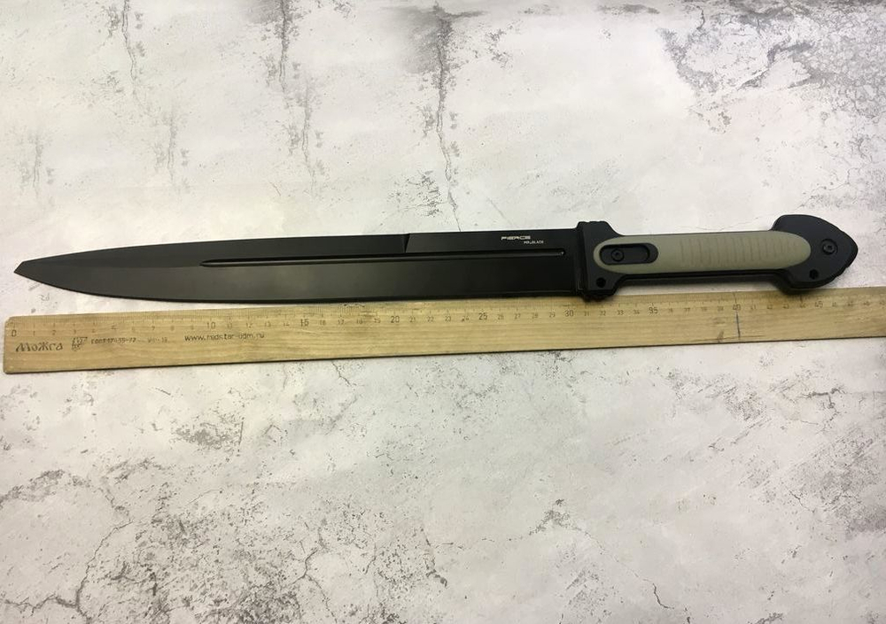 Нож кинжал цельномет. Fierce, Black PVD, Mr.Blade, сталь d2