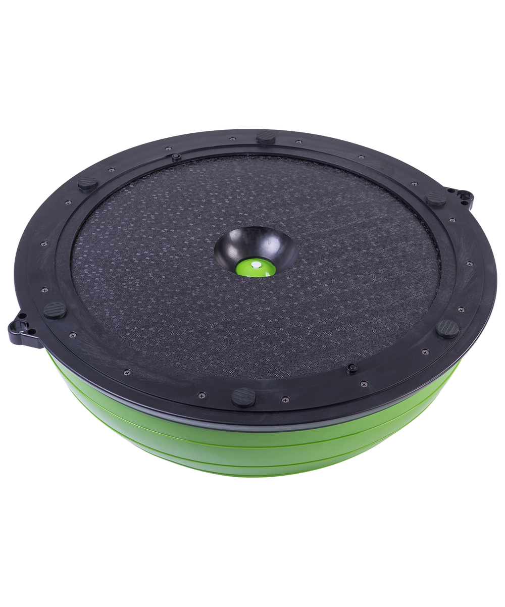 Полусфера "BOSU" GB-501 с эспандерами, с насосом, зеленый