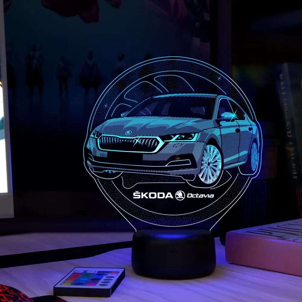 Ночник "Автомобиль - Skoda Octavia"