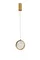 Светильник подвесной светодиодный NewRgy D2061-DW-150 BRASS, 9 Вт, латунный