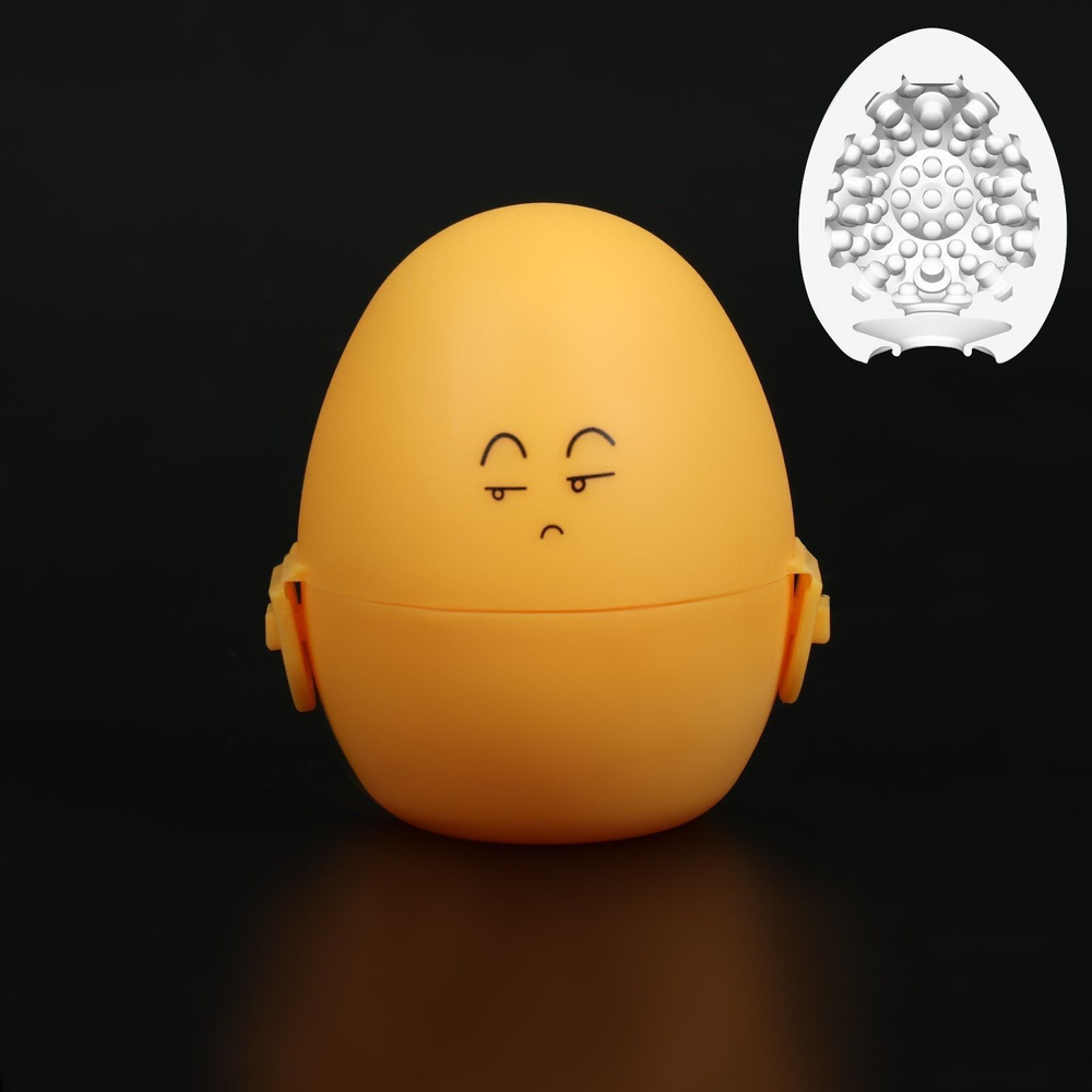 Мастурбатор-яичко EGG в желтом футляре (Цвет: желтый)