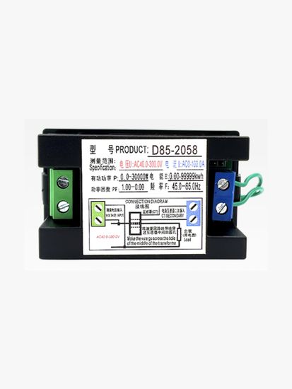 D85-2058 AC200-450V Портативный мультифункциональный измеритель тока, напряжения и мощности