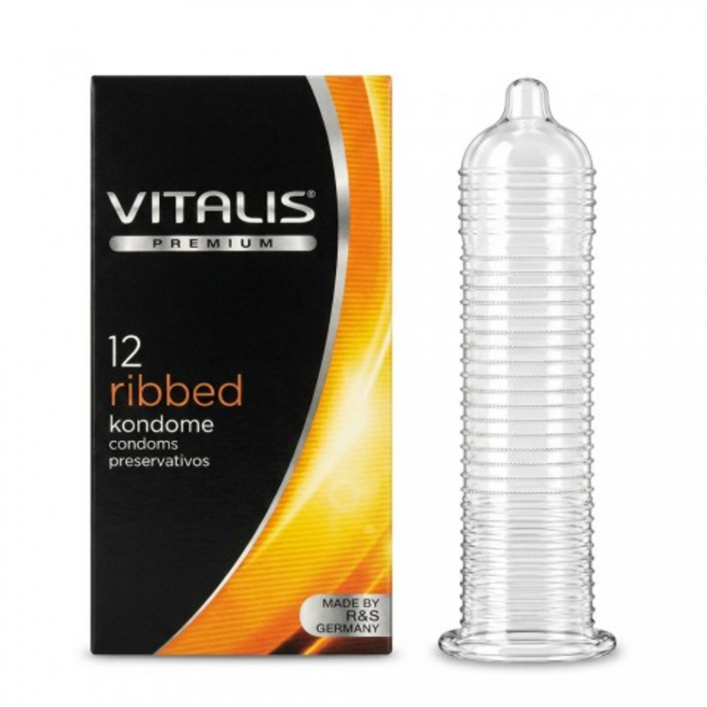 VITALIS №12 Ribbed Презервативы ребристые