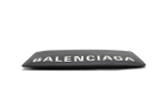 Balenciaga Leather Document Bag Clutch Men"s Black White