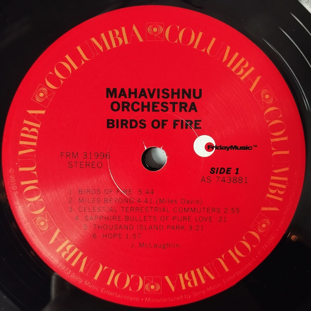 Винтажная виниловая пластинка LP Mahavishnu Orchestra Birds Of Fire (USA 2010)