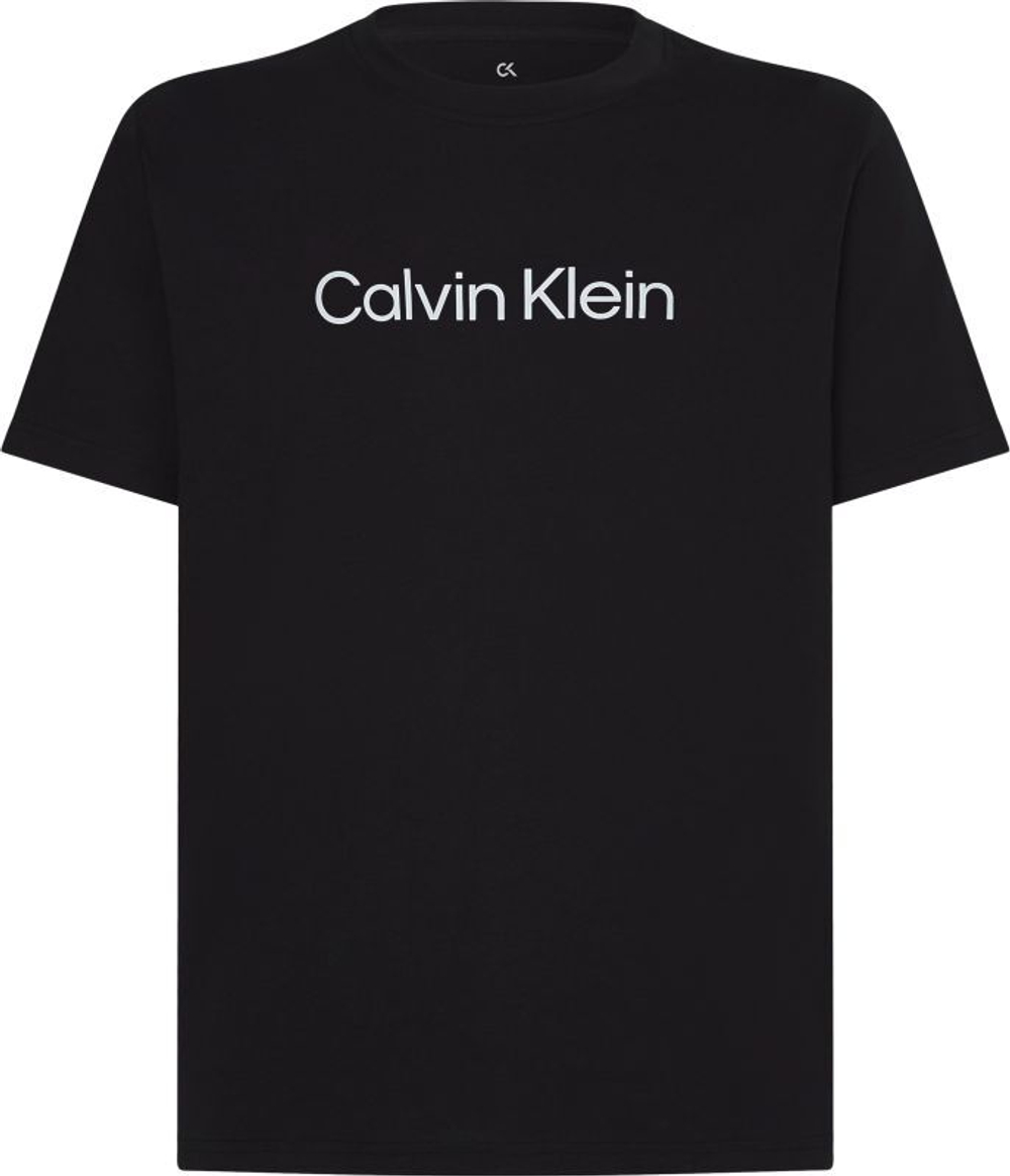 Мужская теннисная футболка Calvin Klein PW SS T-shirt - черный