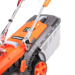Газонокосилка аккумуляторная PATRIOT CM4010XL, 40B платформа LCT, 37см, бесщёточный дв.,травосб. 40л, одна АКБ(4,0А*ч) и ЗУ
