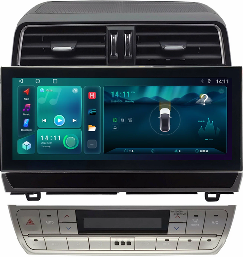 Магнитола для Toyota Land Cruiser Prado 150 2009-2024 - Kuberg KP-T1240FW монитор 12.5" в стиле LEXUS на Android 13, Быстрая, CarPlay, 4G SIM-слот