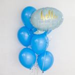 Шар (12"/30 см) Голубой (040), пастель 12 шт.