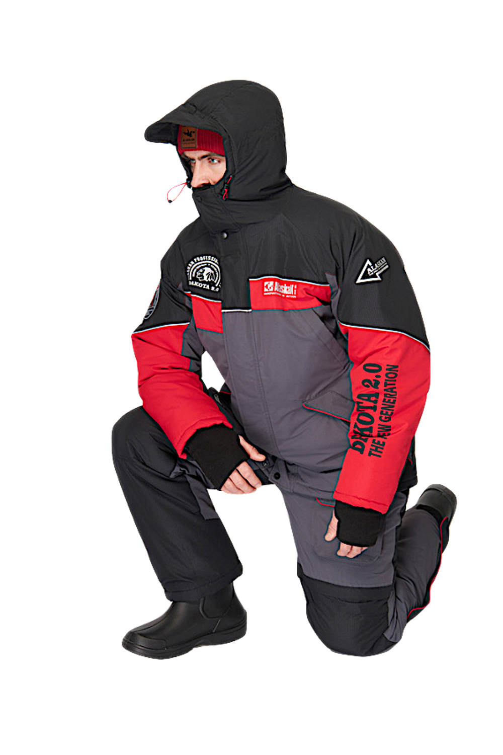 Костюм Alaskan зимний Dakota 2.0 -30°С 8/5 Red / Grey / Black AWSD2G -