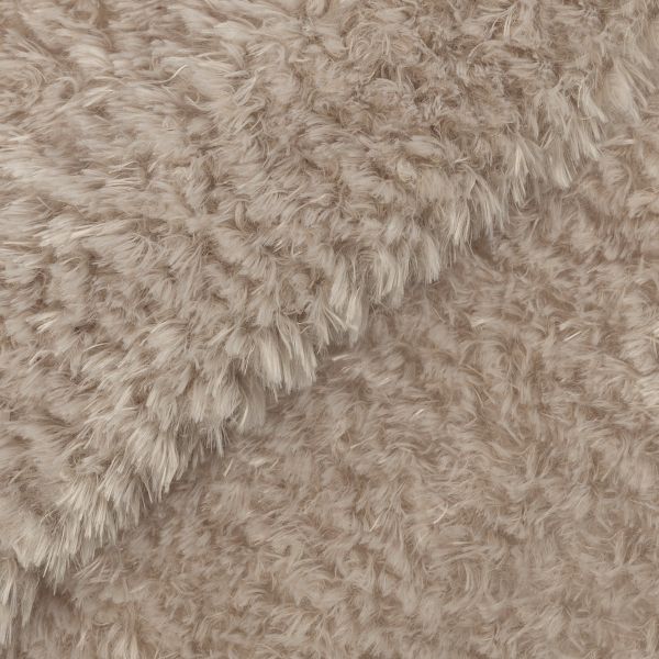Плюш (ткань) Peppy PTB-001 446 г/м², 152 см / рул. 5 метров, серо-бежевый/latte