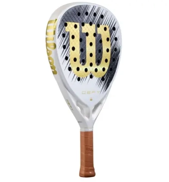 Ракетка для Padel Wilson Defy V1 SE Padel - white/gold