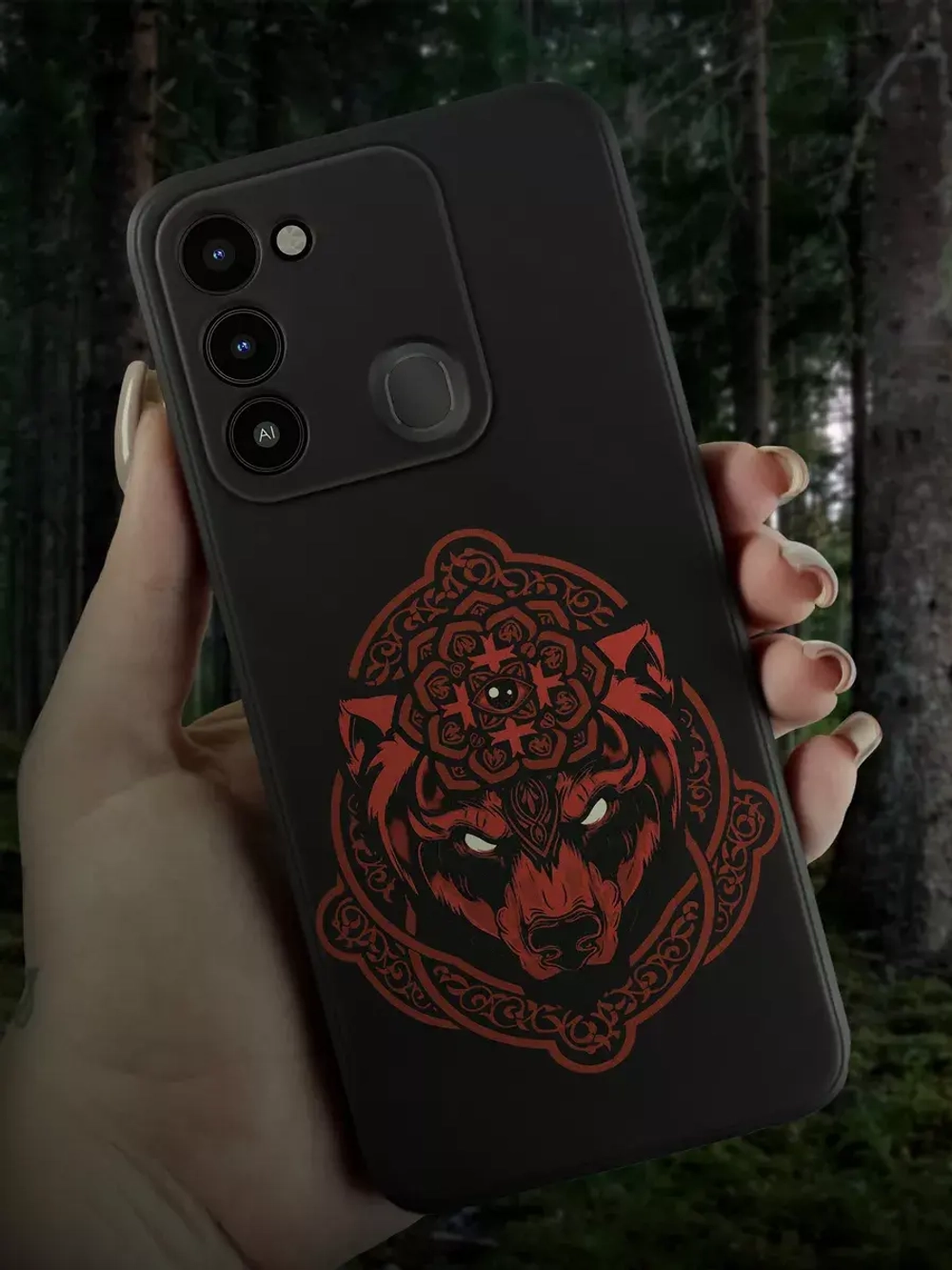 Чехол на Tecno Spark 8C с принтом