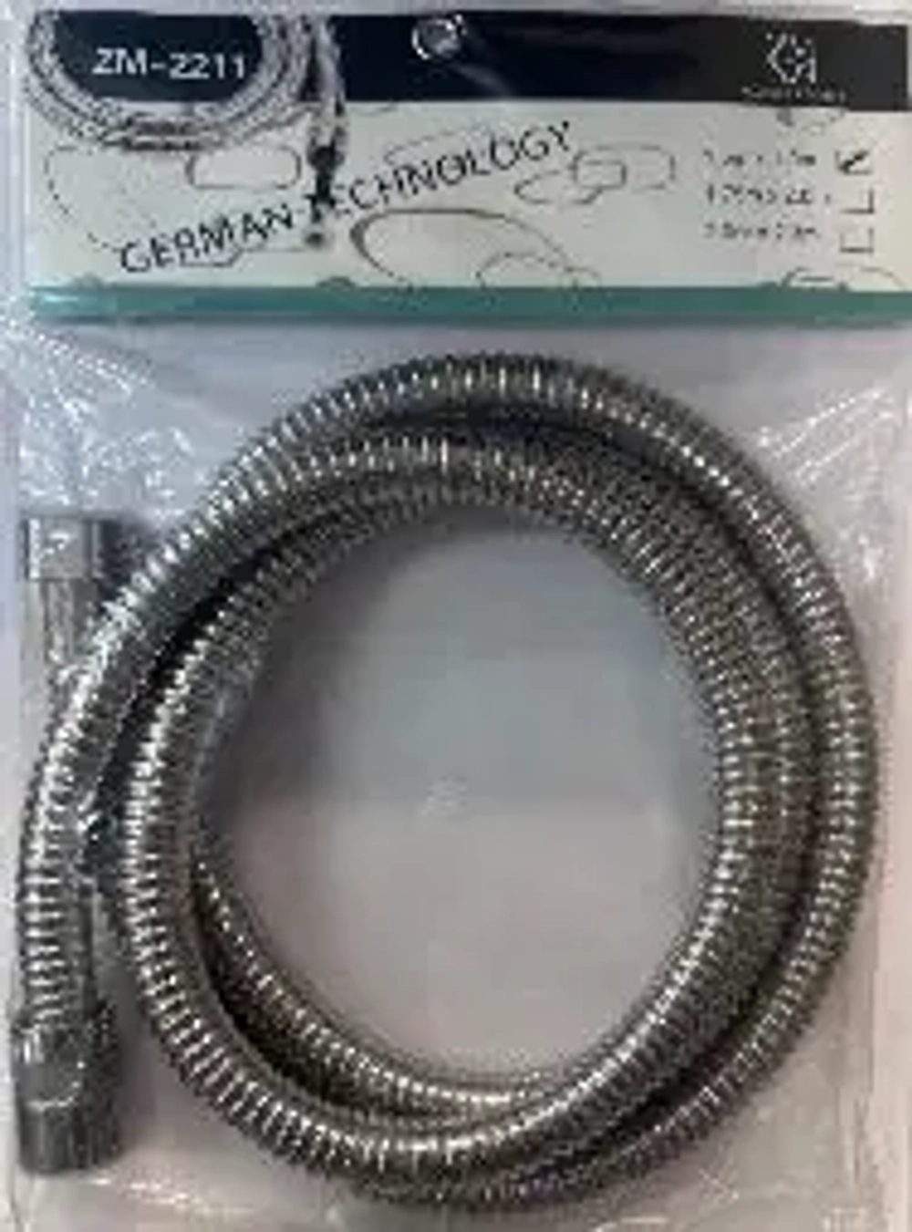 Шланг для душа растяжной капроновая оплетка 150-190 ZM-2211