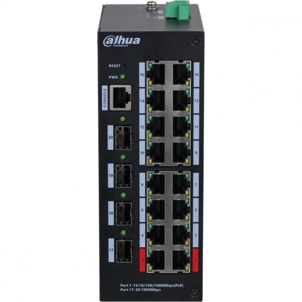 Коммутатор Dahua DH-HS4420-16GT-190 управляемый