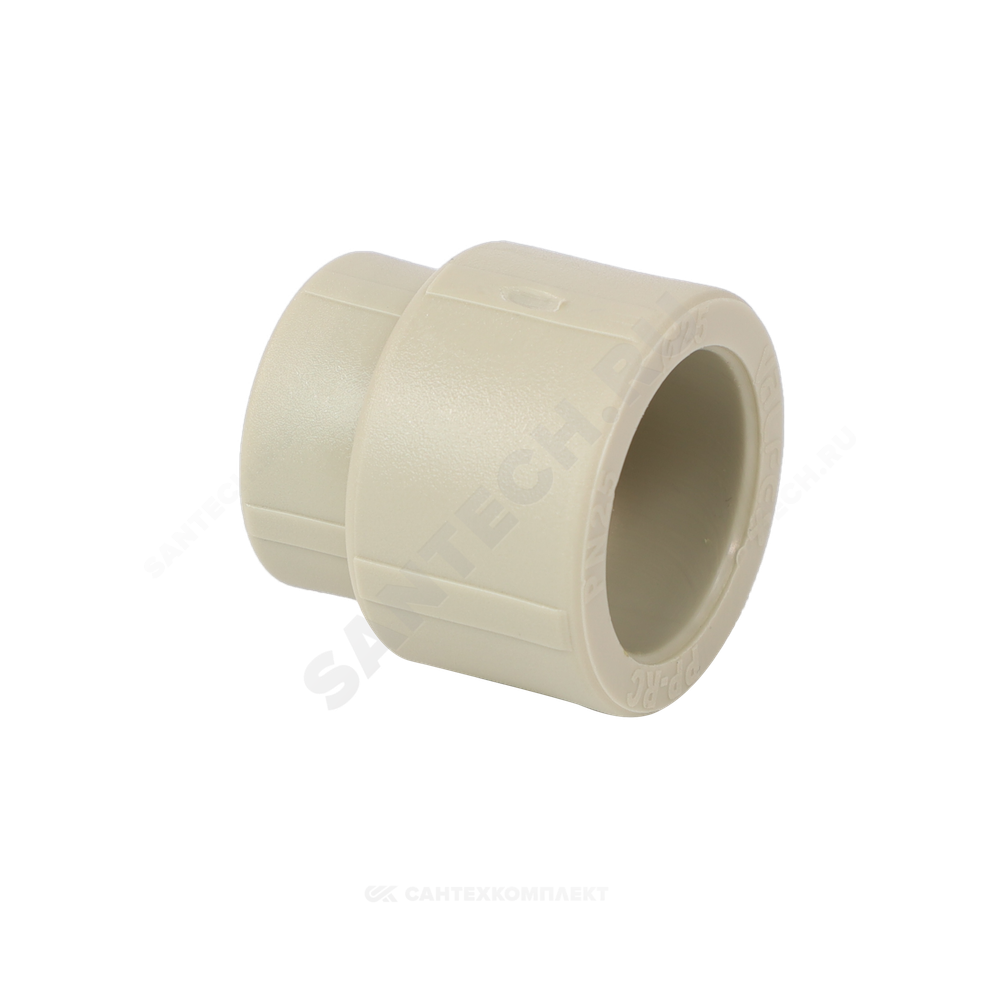 Муфта PP-R переходная серая Дн 25х20 внутренняя пайка VALFEX 10012520Г